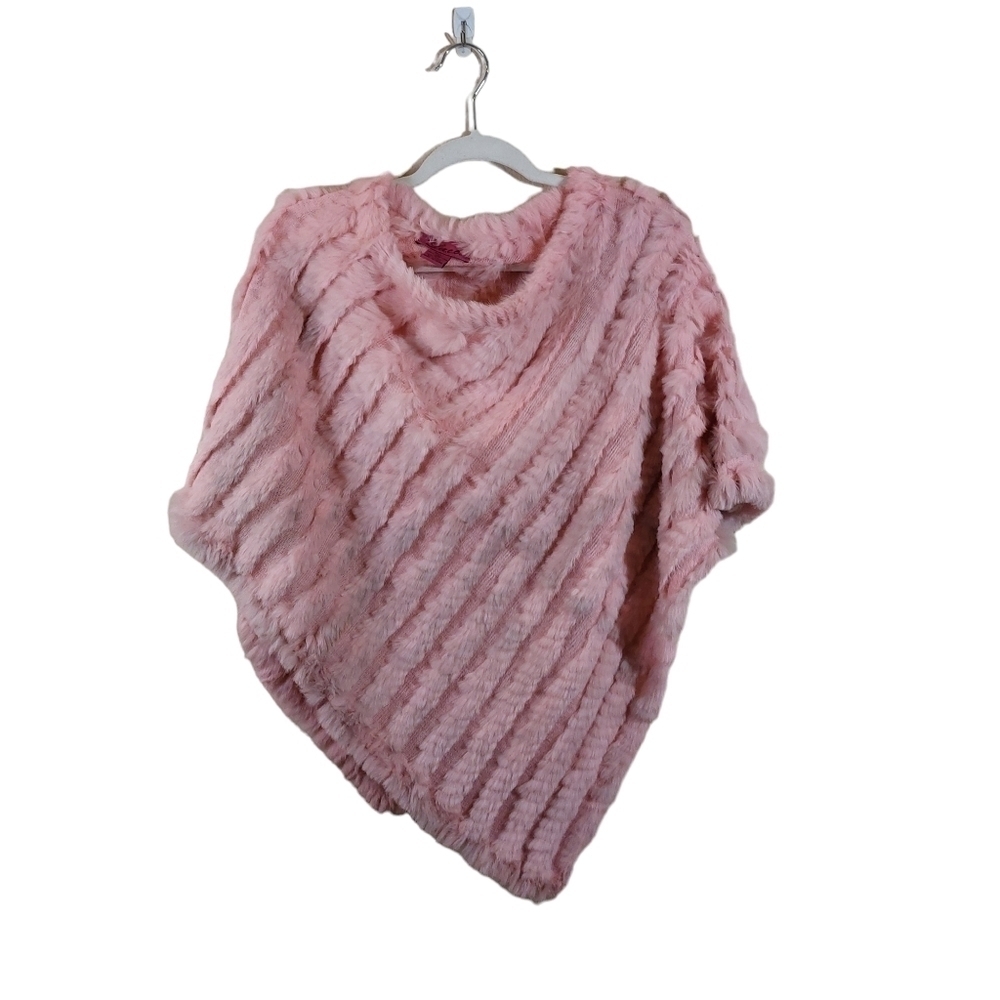 🥸 LACE Ladies Faux Fir Pancho